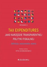 Tax expenditures jako narzędzie - okładka książki