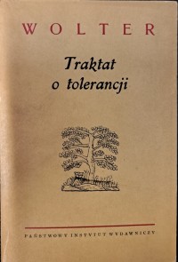 Traktat o tolerancji - okładka książki