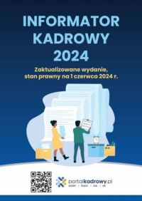 Informator kadrowy 2024. Stan prawny - okładka książki