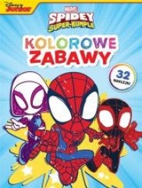 Kolorowe zabawy. Marvel Spidey - okładka książki