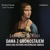 Leonardo da Vinci Dama z gronostajem - pudełko audiobooku