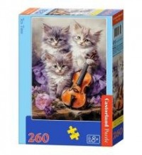 Puzzle 260 Musical Kittens CASTOR - zdjęcie zabawki, gry