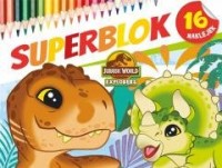 Superblok Jurassic World Explorers - okładka książki