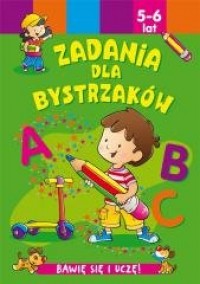 Zadania dla bystrzaków 5-6 lat - okładka książki