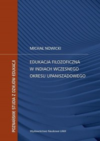 Edukacja filozoficzna w Indiach - okładka książki