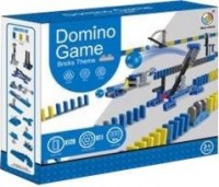 Gra domino tor przeszkód z kulką - zdjęcie zabawki, gry