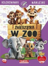 Kolorowanka Zwierzątka w zoo z - okładka książki