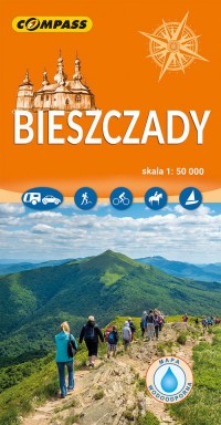 Mapa - Bieszczady 1:50 000 - okładka książki