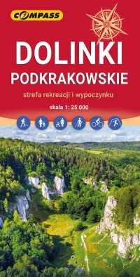 Mapa - Dolinki Podkrakowskie 1:25 - okładka książki