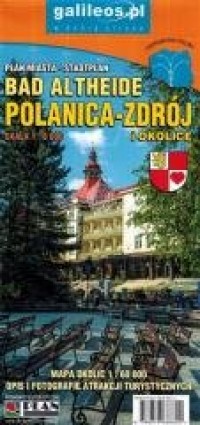 Mapa - Polanica Zdrój i okolice - okładka książki