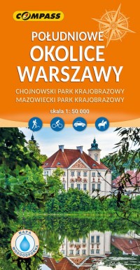 Mapa - Południowe okolice Warszawy - okładka książki