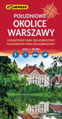 Mapa - Południowe okolice Warszawy - okładka książki