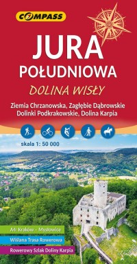 Mapa turystyczna Jura Południowa - okładka książki