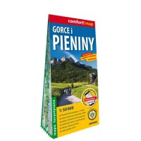 Gorce i Pieniny laminowana mapa - okładka książki