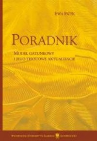 Poradnik. Model gatunkowy i jego - okładka książki