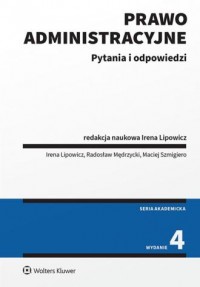 Prawo administracyjne. Pytania - okładka książki