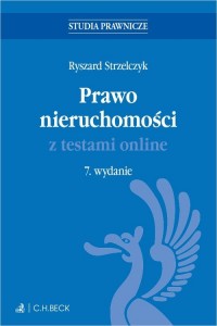 Prawo nieruchomości z testami online - okładka książki