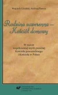 Rodzina suwerenna Kościół domowy - okładka książki