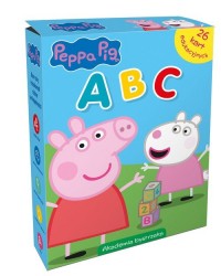 Świnka Peppa. ABC. Karty edukacyjne - okładka książki