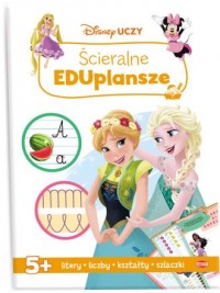 Disney Uczy Ścieralne EDUplansze - okładka książki