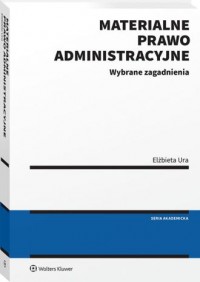 Materialne prawo administracyjne. - okładka książki