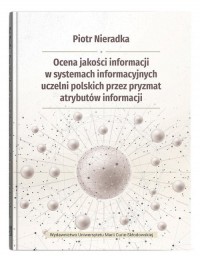 Ocena jakości informacji w systemach - okładka książki