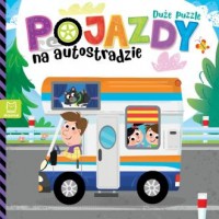 Pojazdy na autostradzie Duże puzzle - okładka książki