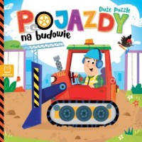 Pojazdy na budowie Duże puzzle - okładka książki