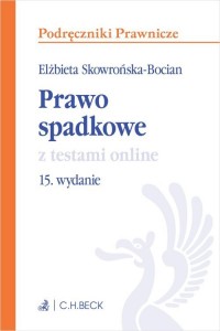 Prawo spadkowe z testami online - okładka książki