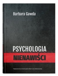 Psychologia nienawiści - okładka książki