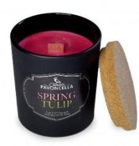 Świeczka sojowa Spring Tulip czarna - zdjęcie akcesoriów