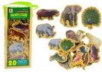 Magnesy drewniane dzikie zwierzęta - zdjęcie produktu