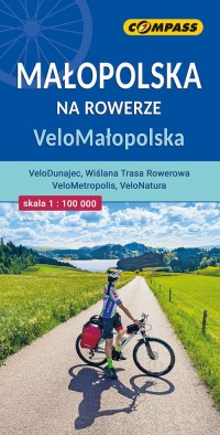 Mapa - Małopolska na rowerze 1:100 - okładka książki