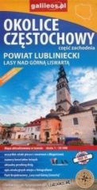 Mapa - Okolice Częstochowy cz.zachodnia - okładka książki