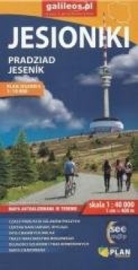 Mapa turystyczna - Jesioniki/Pradziad/Jesenik - okładka książki