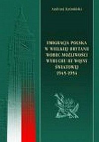 Emigracja polska w Wielkiej Brytanii - okładka książki