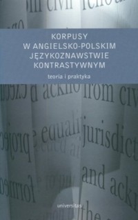 Korpusy w angielsko-polskim językoznawstwie - okładka książki