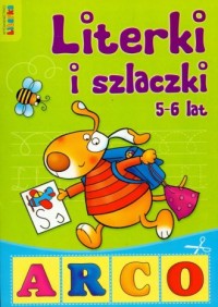 Literki i szlaczki 5-6 lat - okładka książki