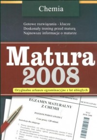 Matura 2008. Chemia. Oryginalne - okładka podręcznika