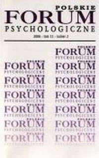 Polskie Forum Psychologiczne. Tom - okładka książki