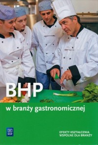 BHP w branży gastronomicznej Podręcznik - okładka podręcznika