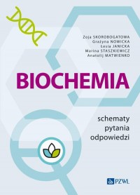 Biochemia. Schematy - pytania - - okładka podręcznika