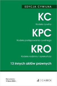 Edycja cywilna Kodeks cywilny Kodeks - okładka książki