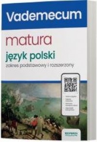 Matura 2025 Język polski Vademecum - okładka podręcznika