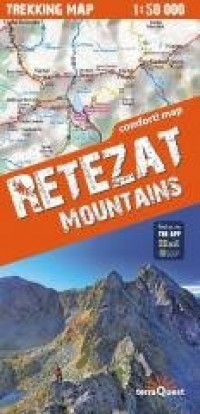Trekking map Retezat Mountains - okładka książki