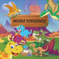 Wesołe dinozaury - okładka książki