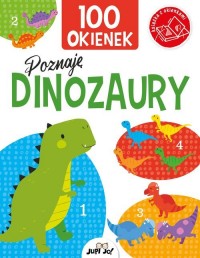 100 okienek Poznaję dinozaury - okładka książki