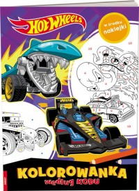 Hot Wheels. Kolorowanka według - okładka książki