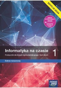 Informatyka na czasie 1. Podręcznik. - okładka podręcznika