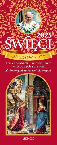 Kalendarz 2025 Święci orędownicy - okładka książki